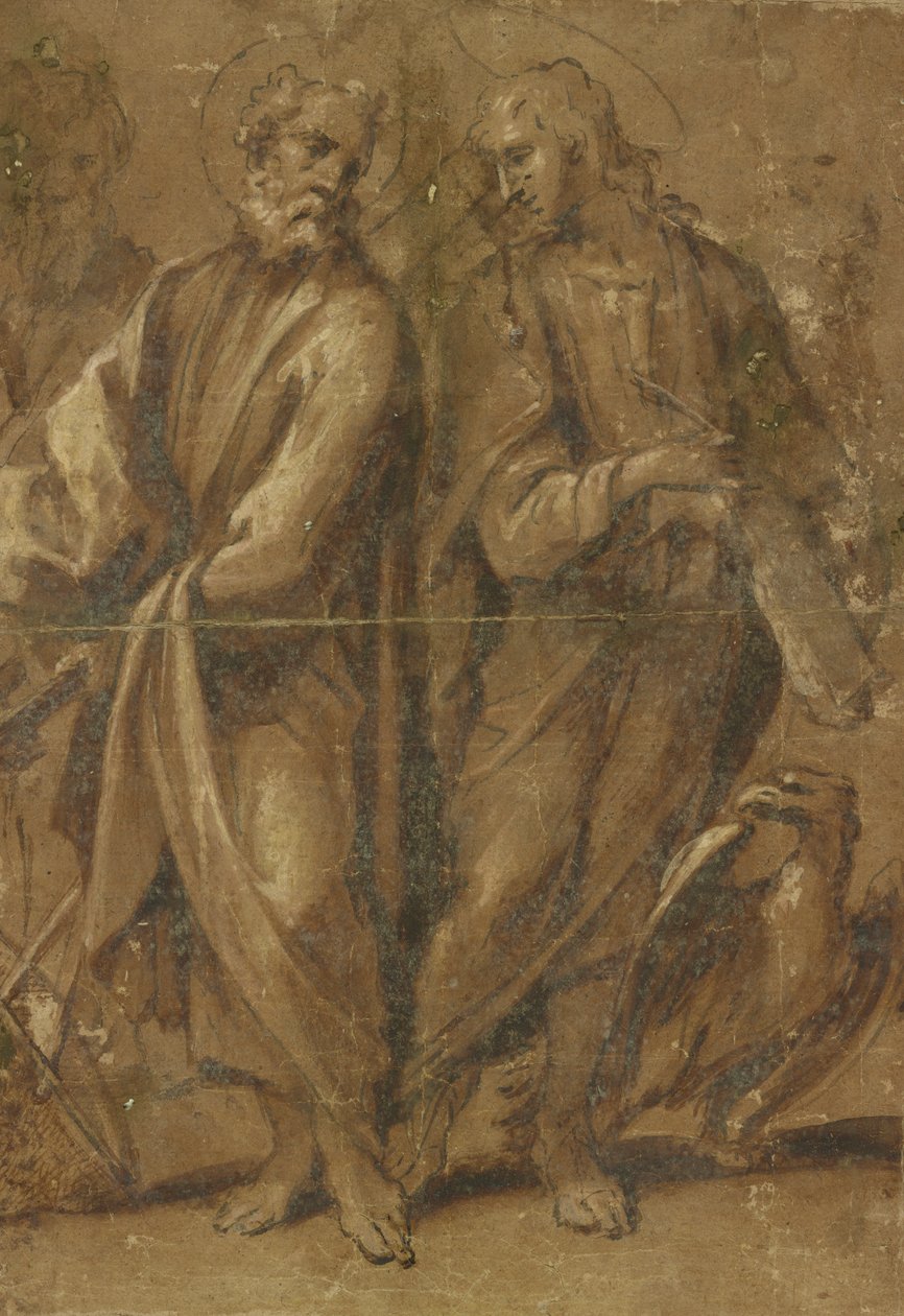 Święci Piotr i Jan autorstwa Sigismondo Caula