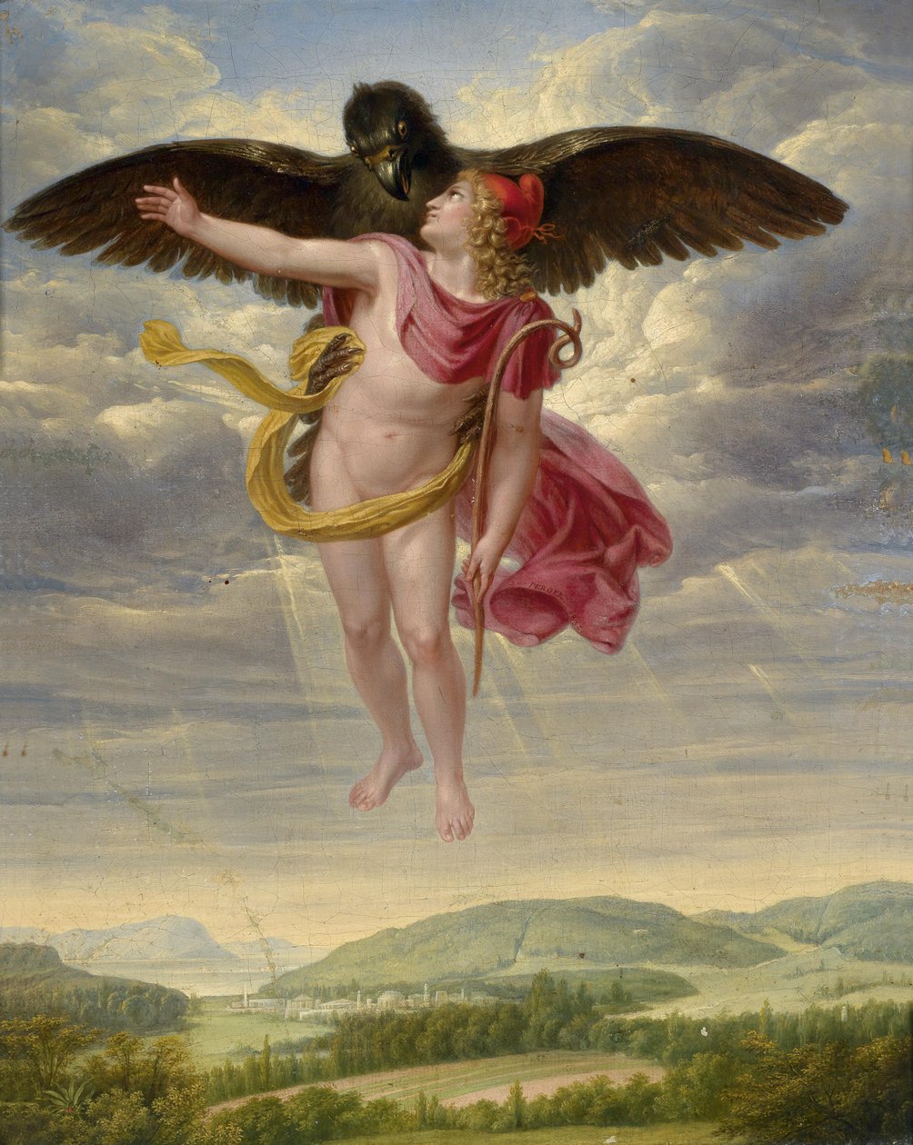 Porwanie Ganimedesa autorstwa Sigmund Ferdinand Ritter von Perger