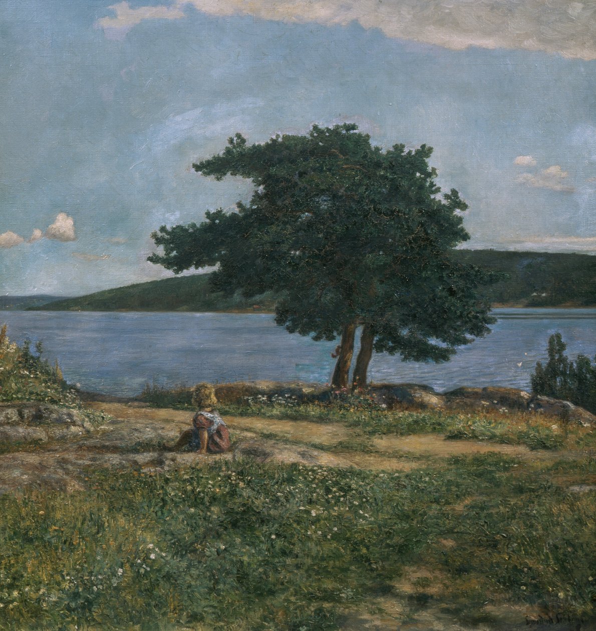 Letnia atmosfera autorstwa Sigmund Sinding