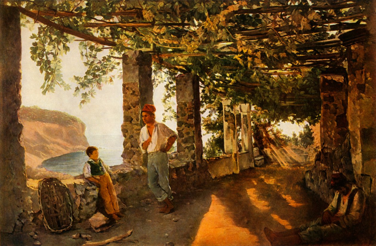 „Taras nad brzegiem morza”, 1828, 1965. autorstwa Sil