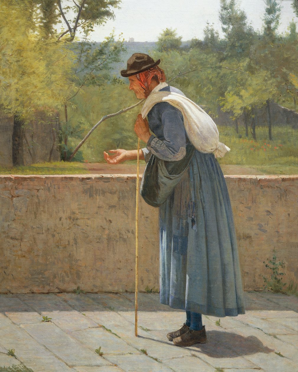 Jałmużna autorstwa Silvestro Lega
