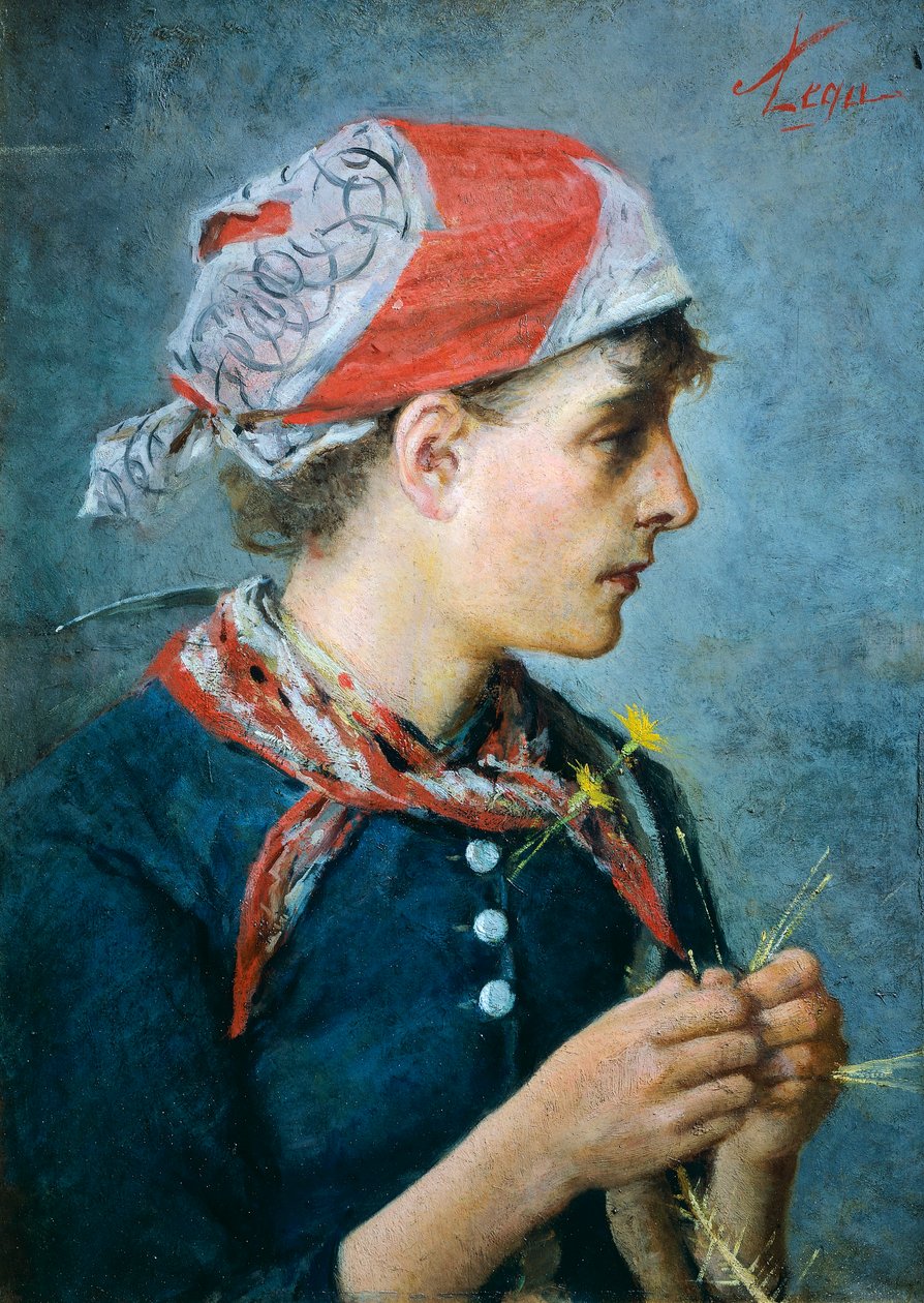 Producent warkoczy autorstwa Silvestro Lega