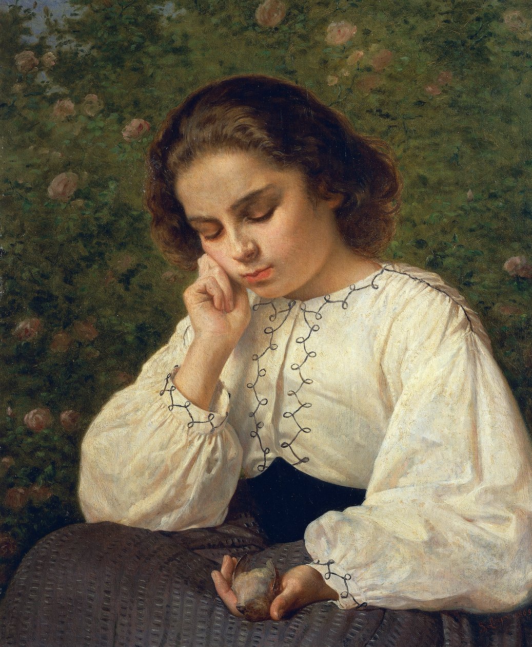 Pierwszy ból autorstwa Silvestro Lega