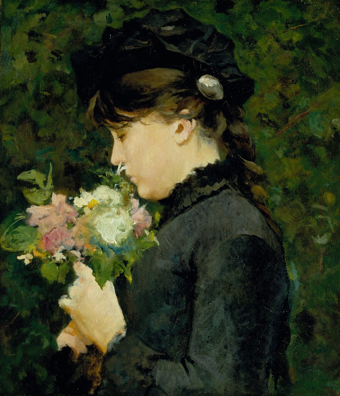 Portret Eleonory Tommasi, ok. 1884-85 (olej na płótnie) autorstwa Silvestro Lega