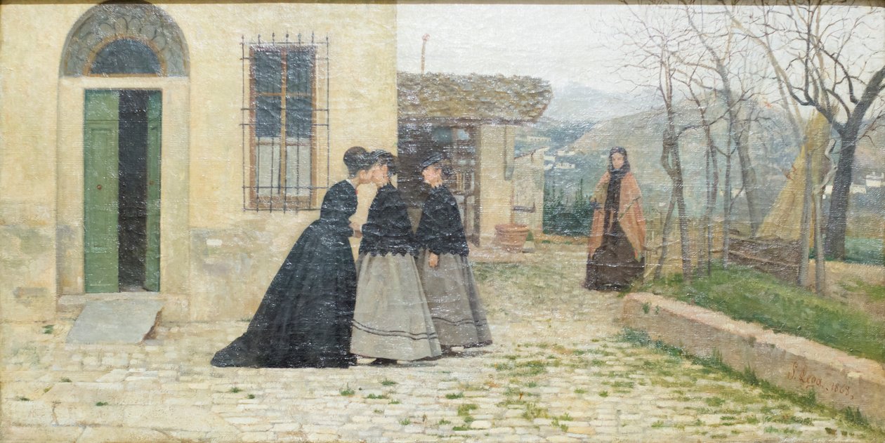 Wizyta autorstwa Silvestro Lega