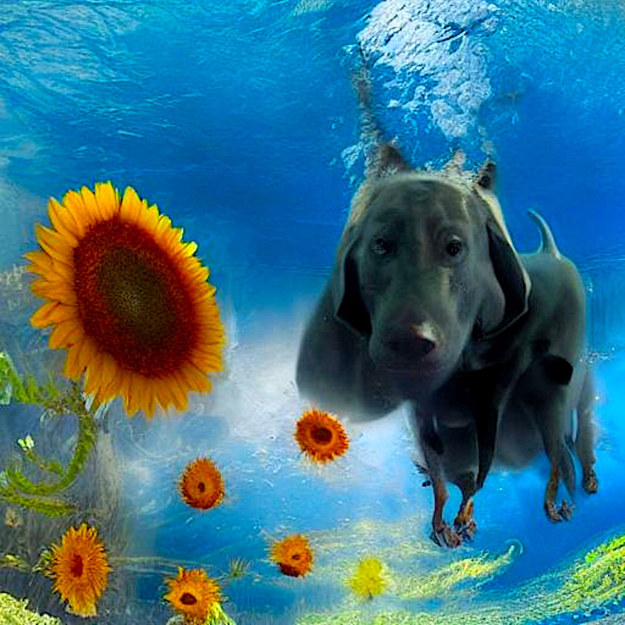 "Underwaterdog: nurkowanie w nieoczekiwanym kierunku" autorstwa Silvia Martini