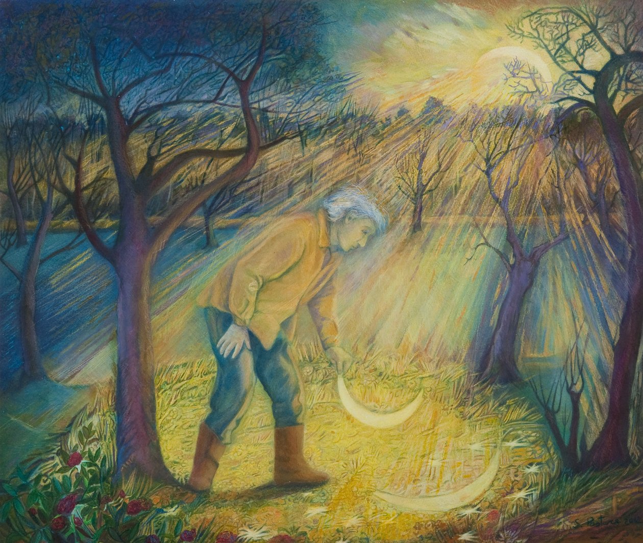 Ostatnia noc w sadzie, 2012 (media mieszane) autorstwa Silvia Pastore