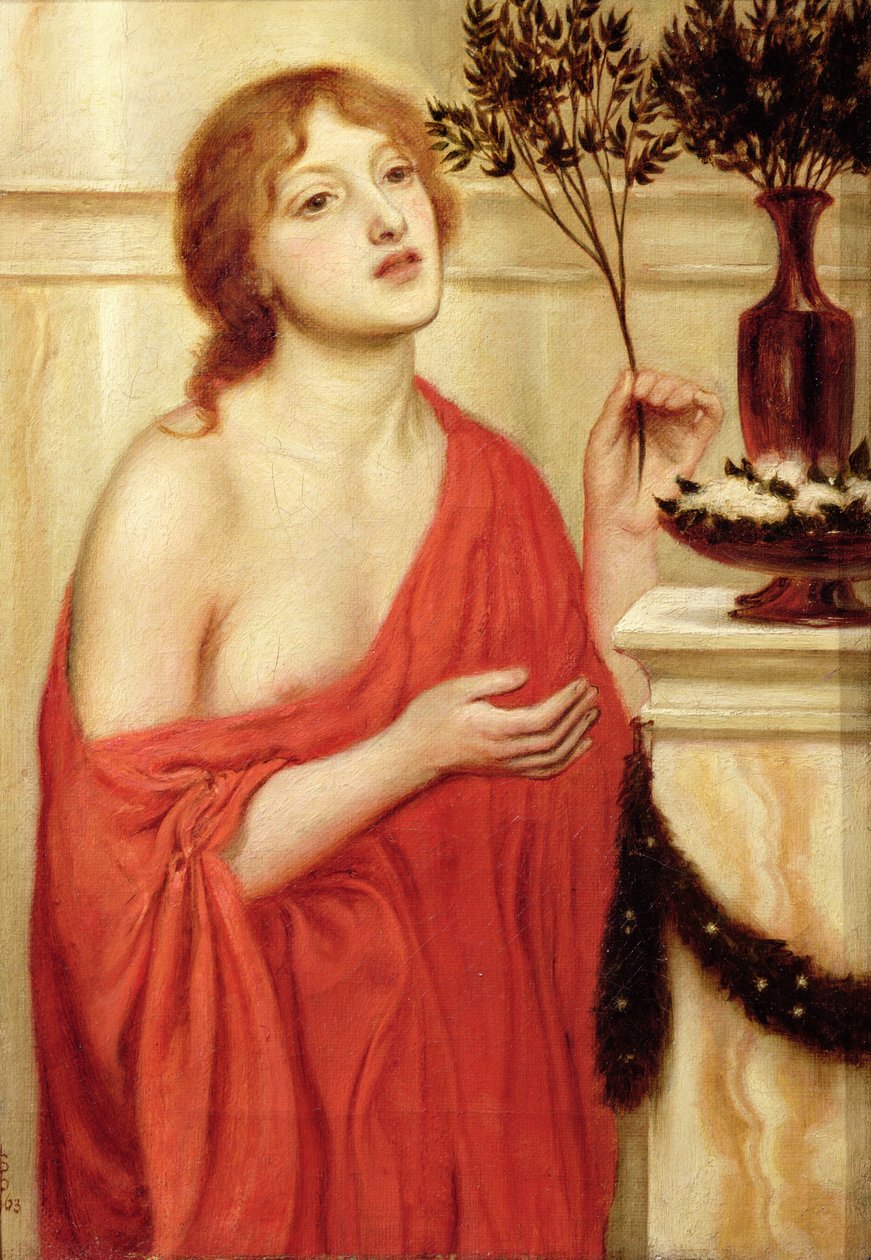 W Świątyni Wenus, 1863 autorstwa Simeon Solomon