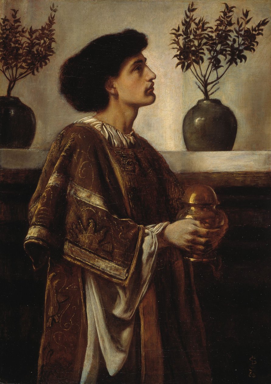 Diakon autorstwa Simeon Solomon