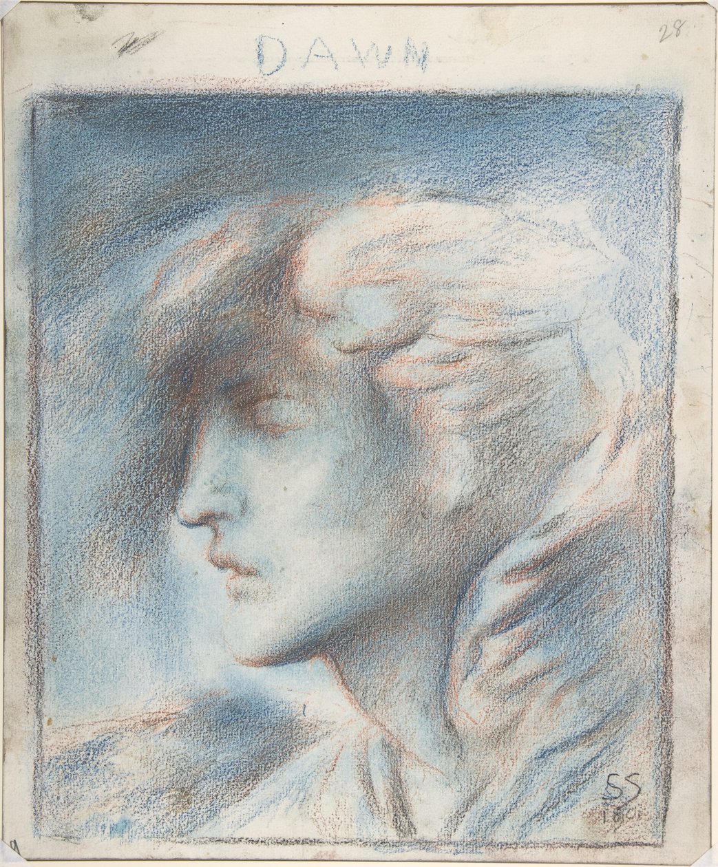 Świt (głowa Hypnosa) autorstwa Simeon Solomon