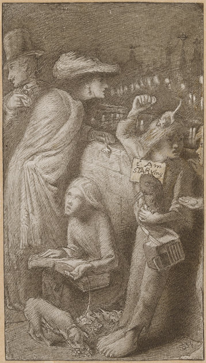 Umieram z głodu autorstwa Simeon Solomon