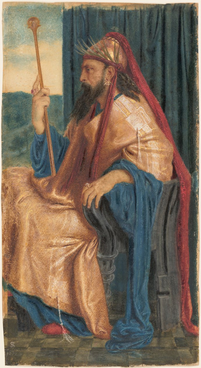 Król Salomon autorstwa Simeon Solomon