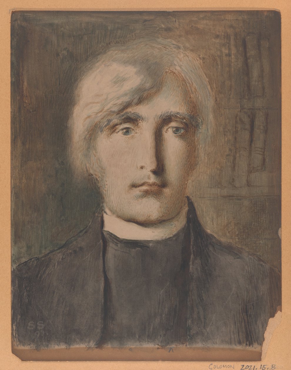 Portret duchownego autorstwa Simeon Solomon