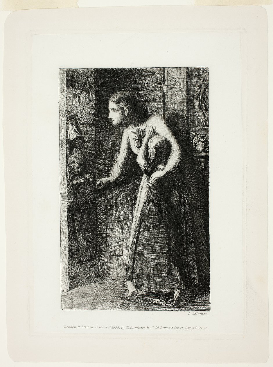 Nawiedzony dom autorstwa Simeon Solomon