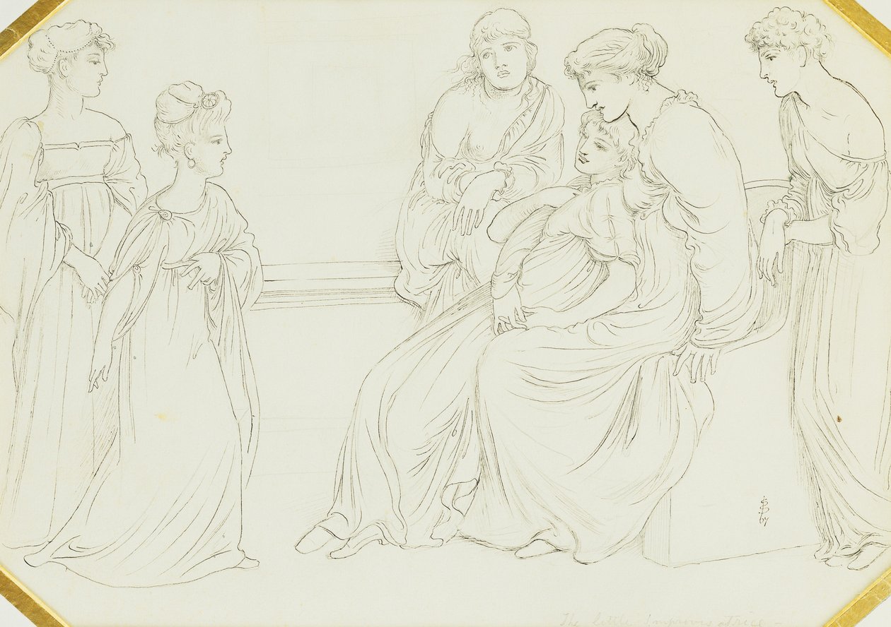 Mała improwizacja, 1867 autorstwa Simeon Solomon
