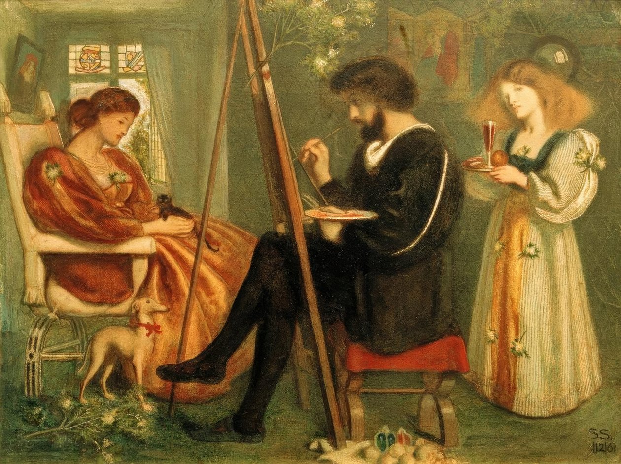 Rozkosz malarza autorstwa Simeon Solomon