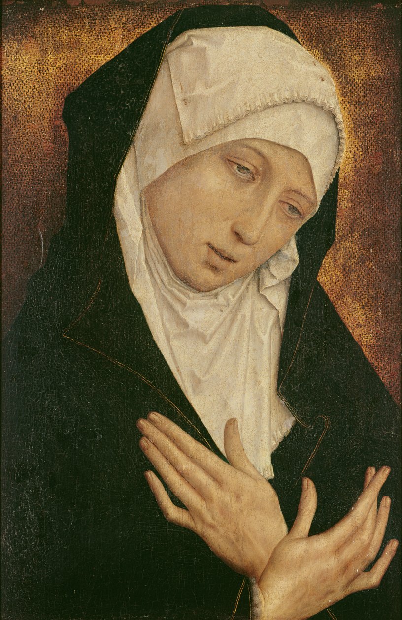 Dziewica Bolesna, c.1460 autorstwa Simon Marmion