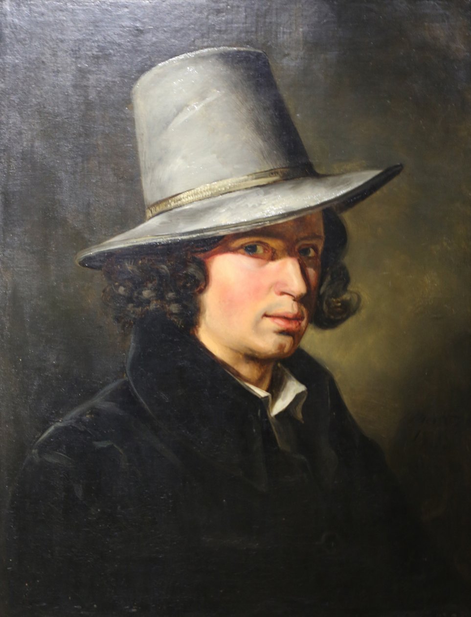 Autoportret w kapeluszu autorstwa Simon Meister