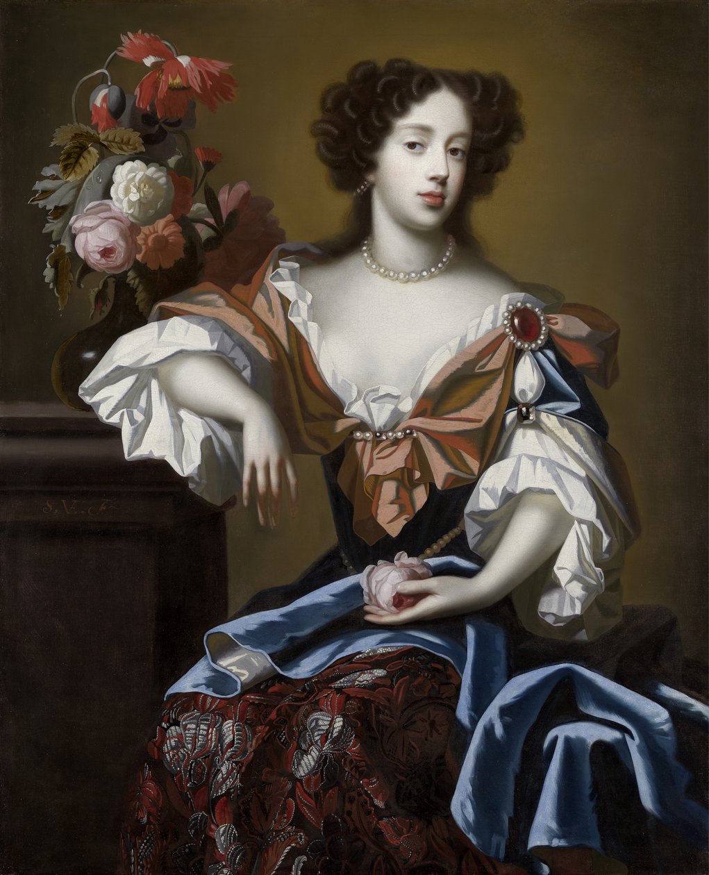 Maria z Modeny (1658-1718), ok.1680 autorstwa Simon Peeterz Verelst