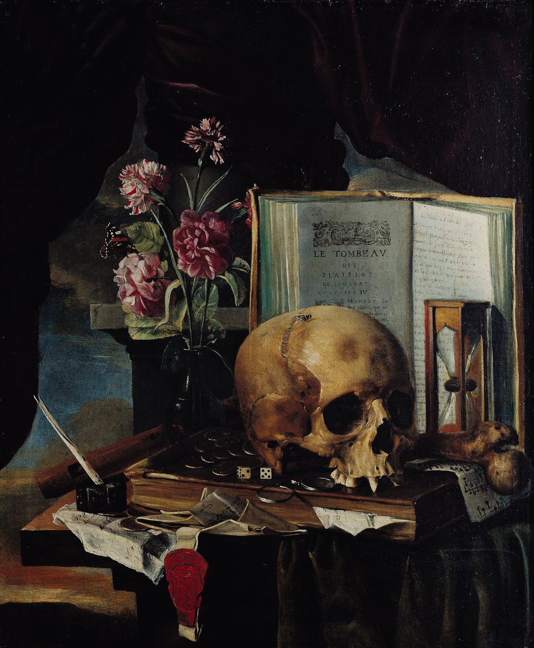 Vanitas autorstwa Simon Renard de Saint Andre