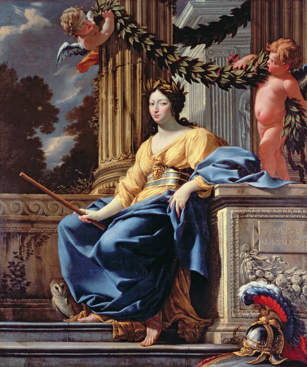 Alegoryczny portret Anny Austriaczki, po 1643 r. autorstwa Simon Vouet