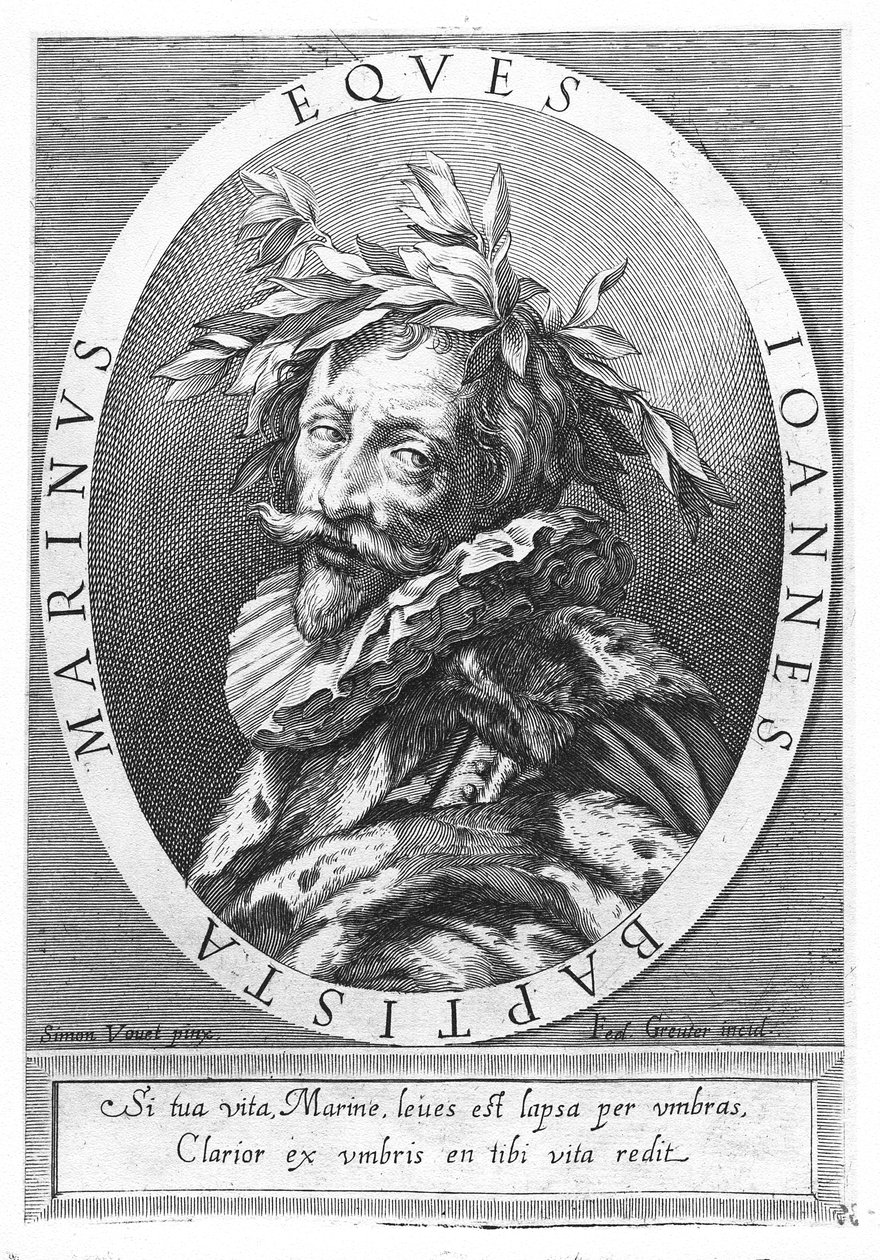 Giambattista Marino autorstwa Simon Vouet