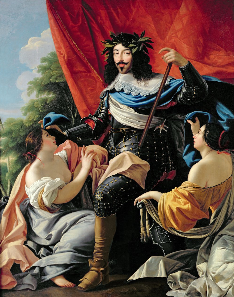 Ludwik XIII (1601-43) autorstwa Simon Vouet