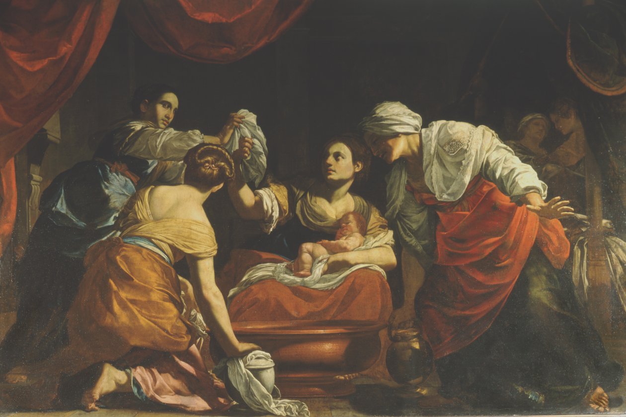 Narodziny Dziewicy, ok. 1620 autorstwa Simon Vouet
