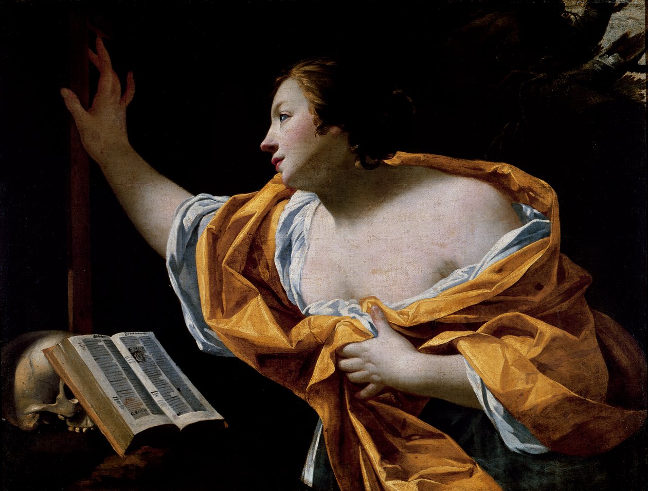 Magdalena pokutująca autorstwa Simon Vouet