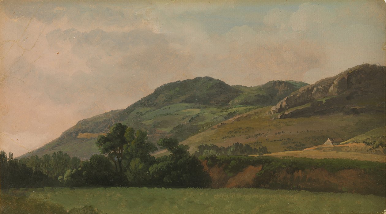 Krajobraz górski w Tivoli, ca. 1786-97. autorstwa Simon Alexandre Clément Denis