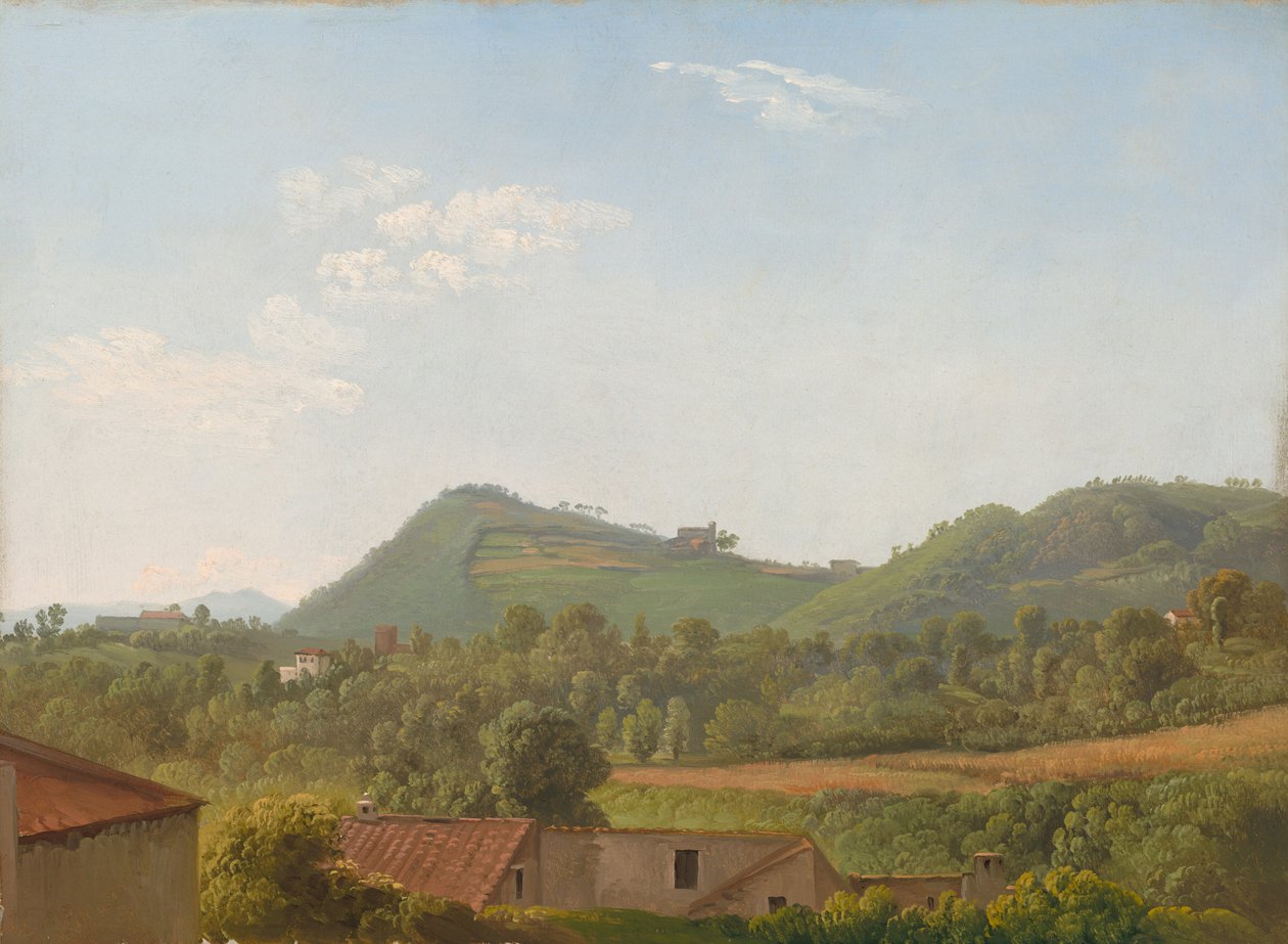 Widok w pobliżu Neapolu, ok. godz. 1806. autorstwa Simon Alexandre Clément Denis