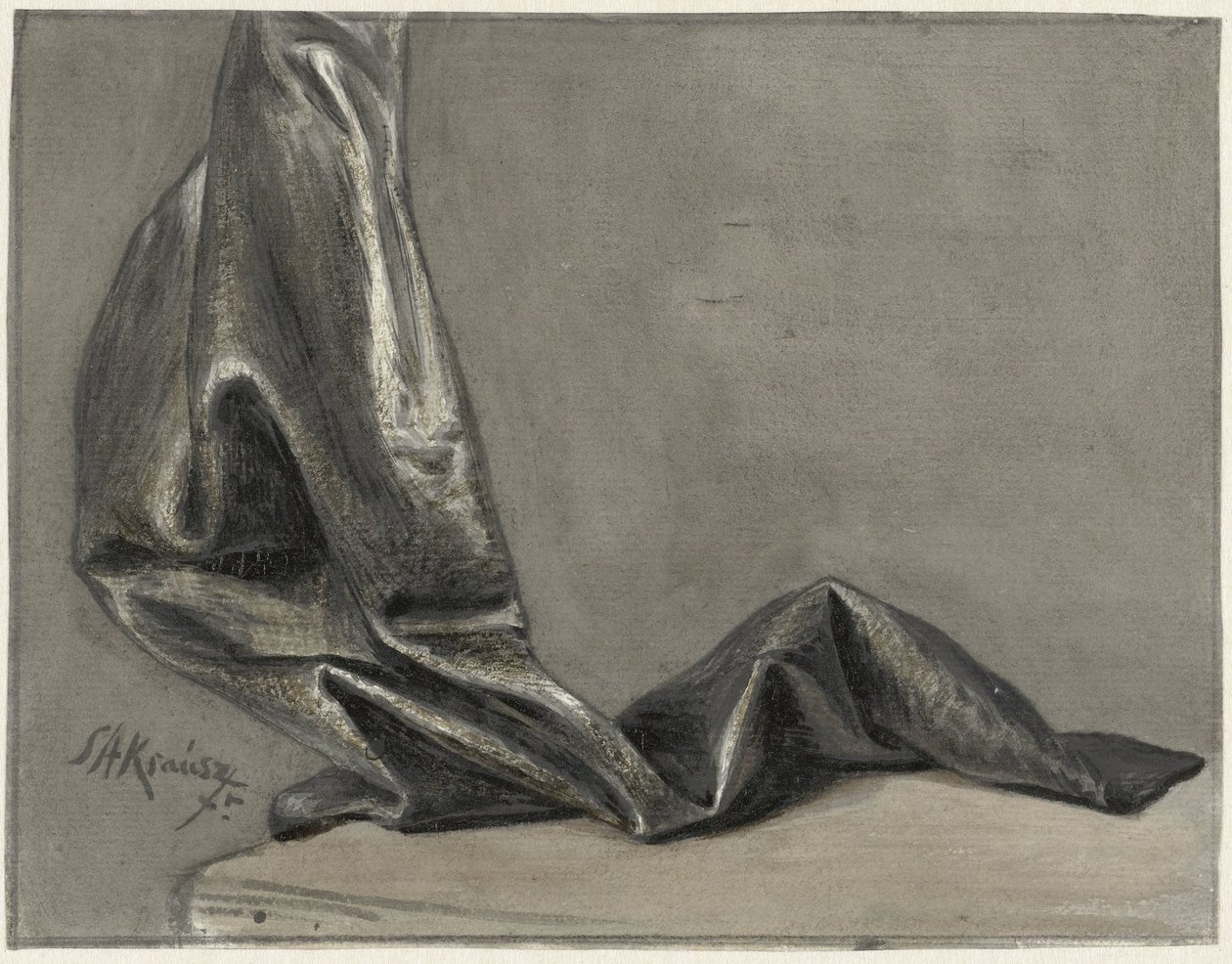 Draperiestudia autorstwa Simon Andreas Krausz