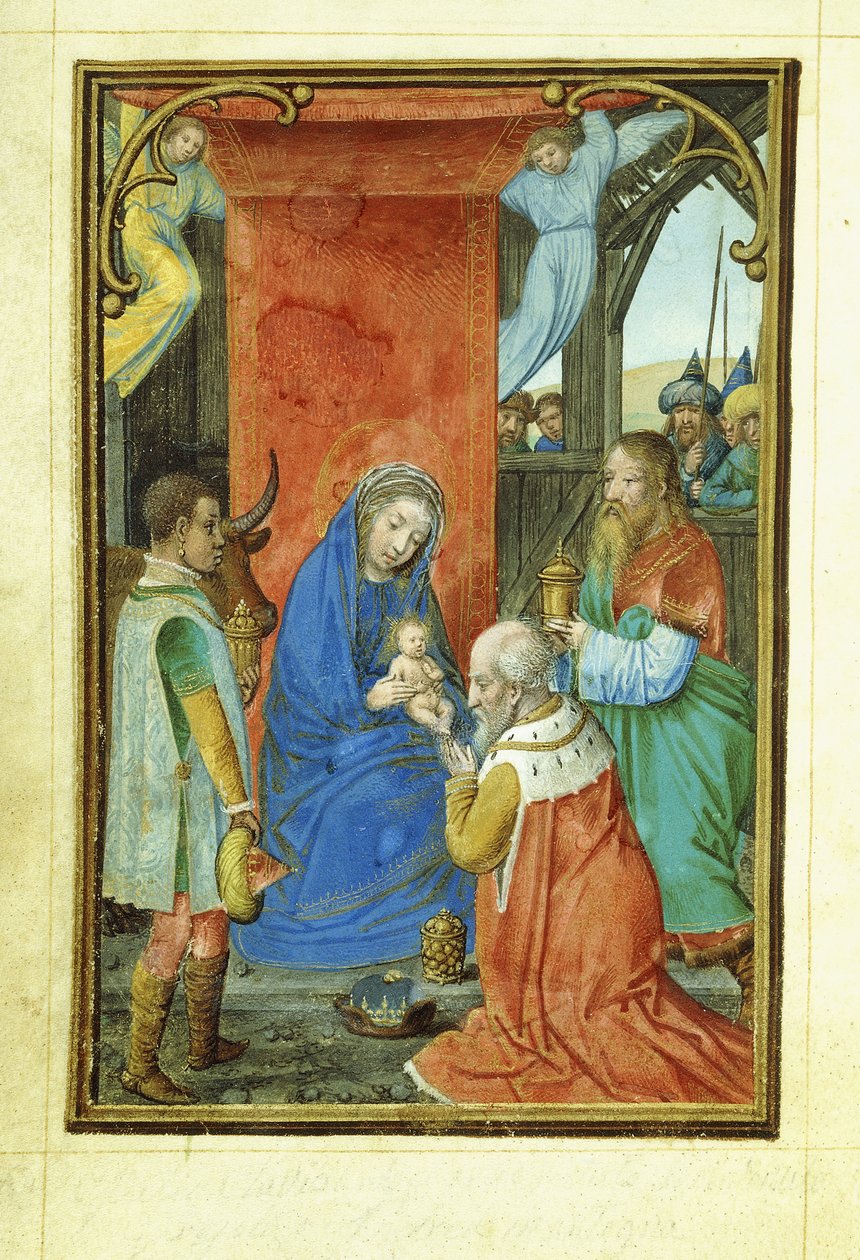 Adoracja Trzech Króli, 1520 lat autorstwa Simon Bening