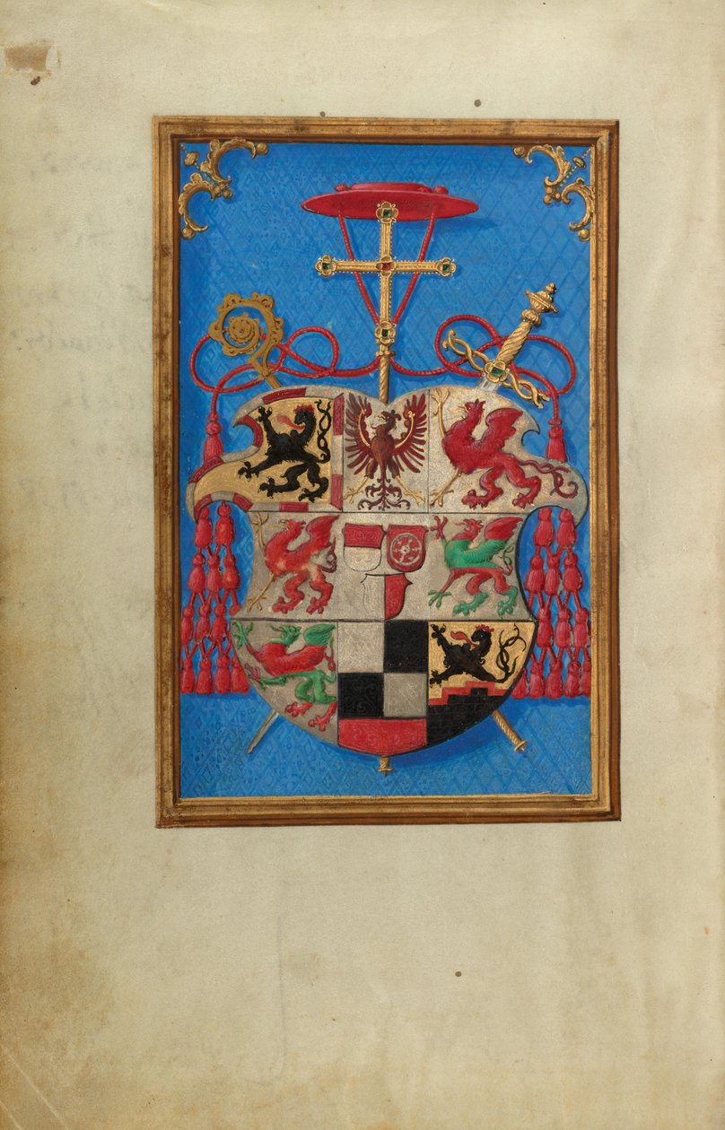 Wappen des Kardinals Albrecht von Brandenburg autorstwa Simon Bening