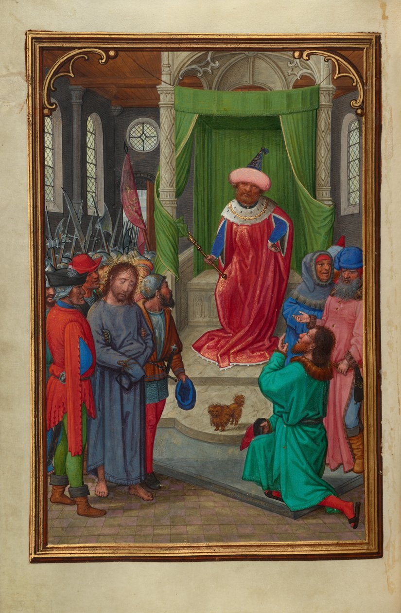 Chrystus przed Herodem autorstwa Simon Bening