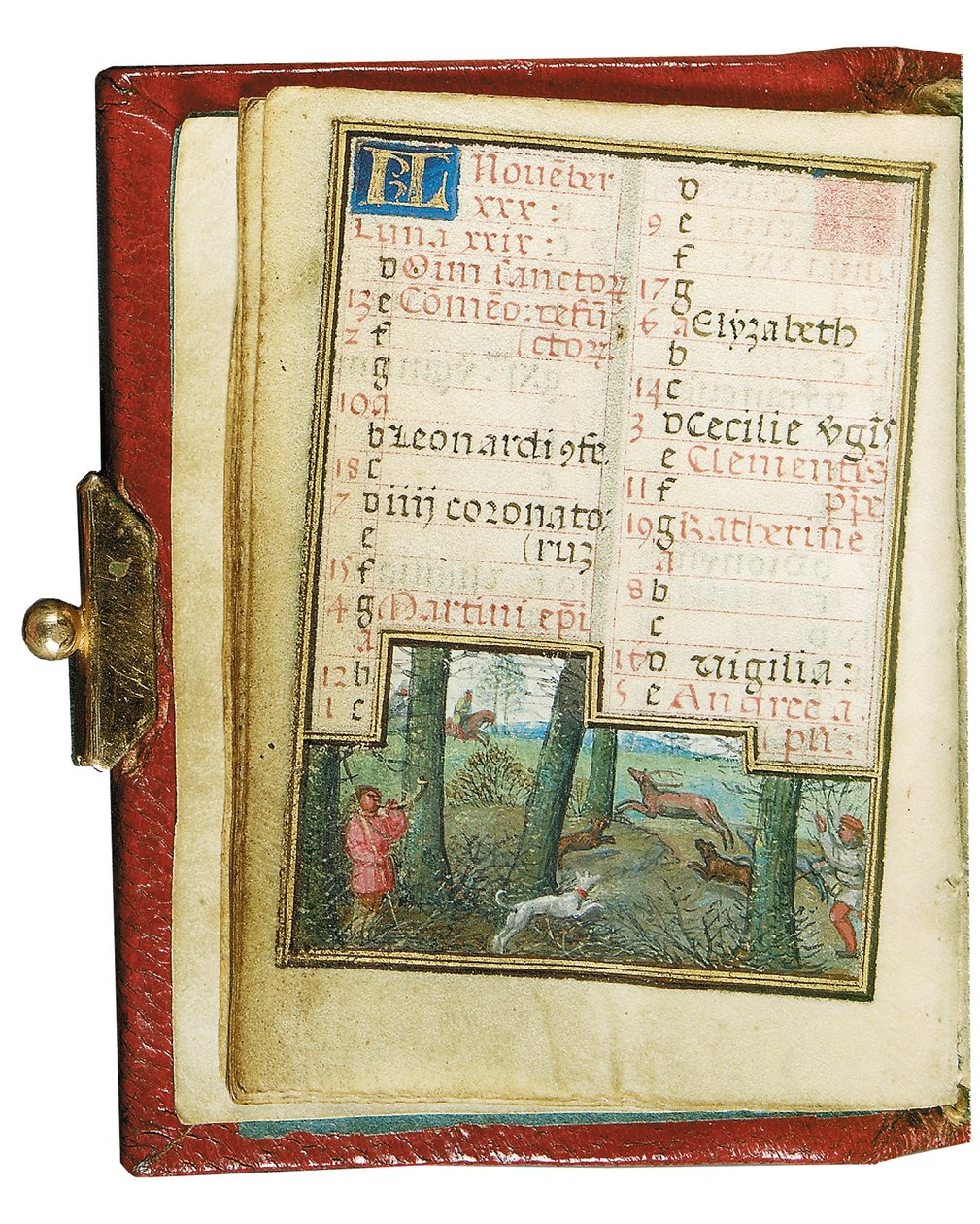 Folio z miniaturowej Księgi Godzin, korzystanie z Rzymu, Brugia autorstwa Simon Bening