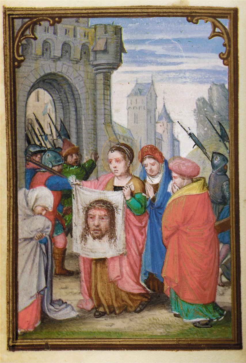 Folio z miniaturowej Księgi Godzin, korzystanie z Rzymu, Brugia, 1530-35 autorstwa Simon Bening