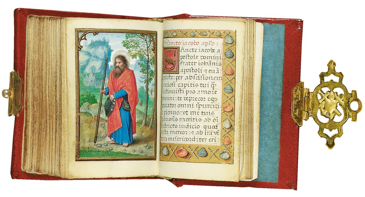 Folio z miniaturowej Księgi Godzin, korzystanie z Rzymu, Brugia, 1530-35 autorstwa Simon Bening