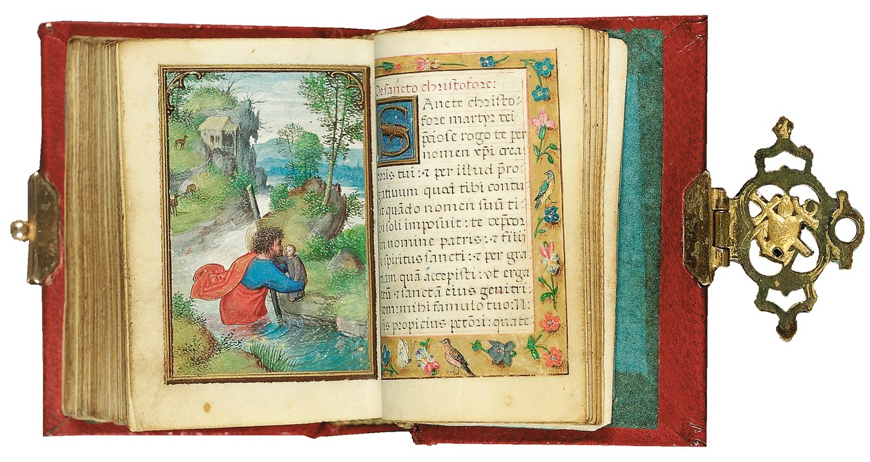 Folio z miniaturowej Księgi Godzin, korzystanie z Rzymu, Brugia, 1530-35 autorstwa Simon Bening