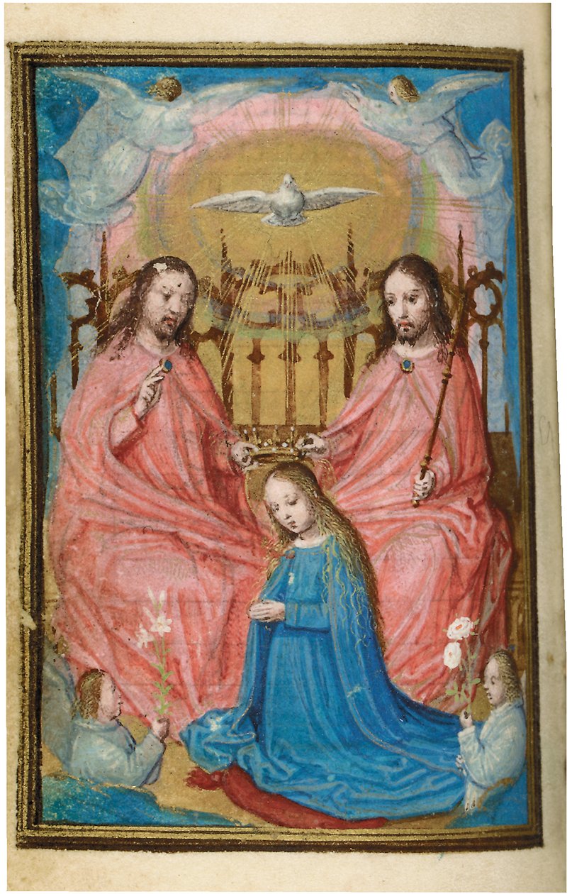 Folio z miniaturowej Księgi Godzin, korzystanie z Rzymu, Brugia, 1530-35 autorstwa Simon Bening