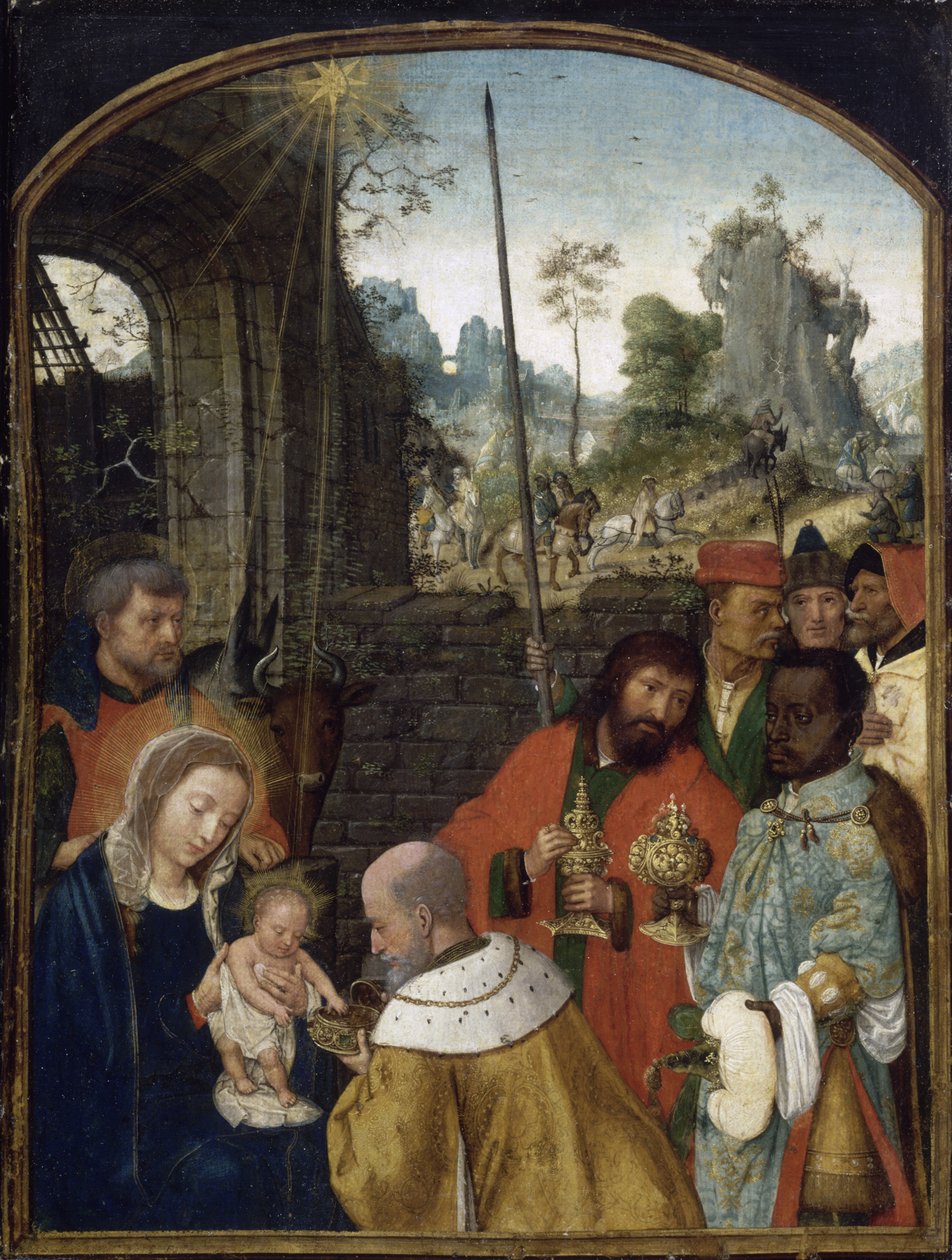 Pokłon Trzech Króli, pierwsza połowa XVI w. autorstwa Simon Bening