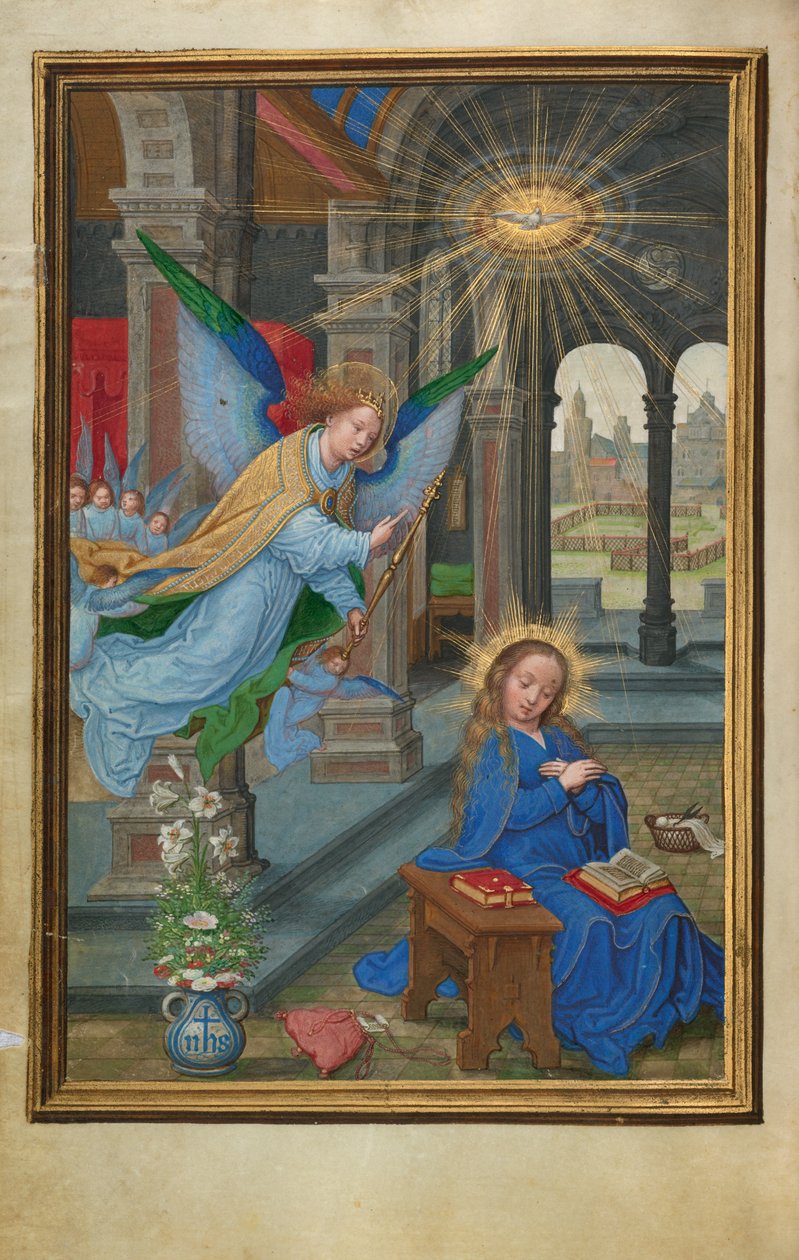 Zwiastowanie autorstwa Simon Bening