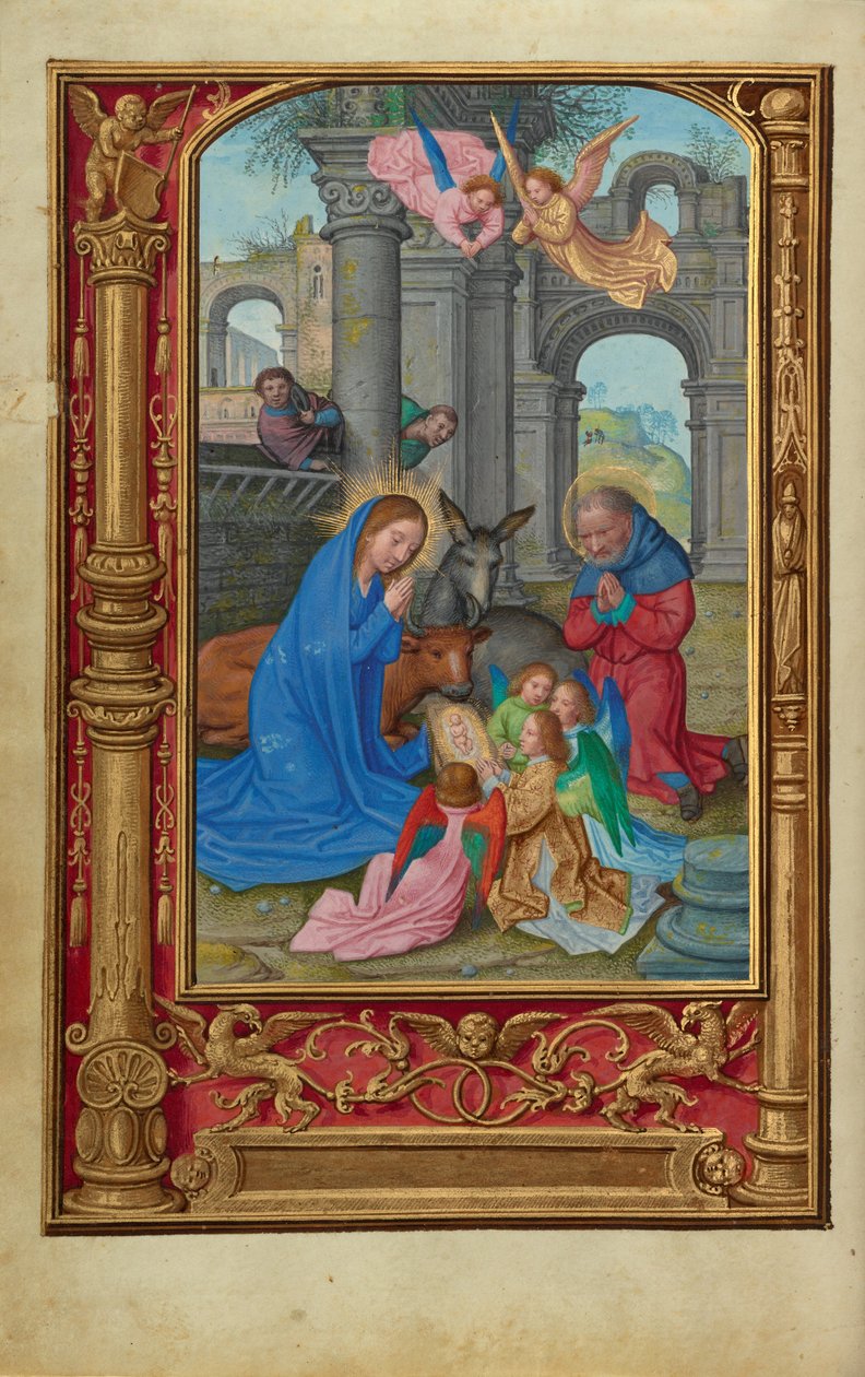 Die Geburt Christi autorstwa Simon Bening