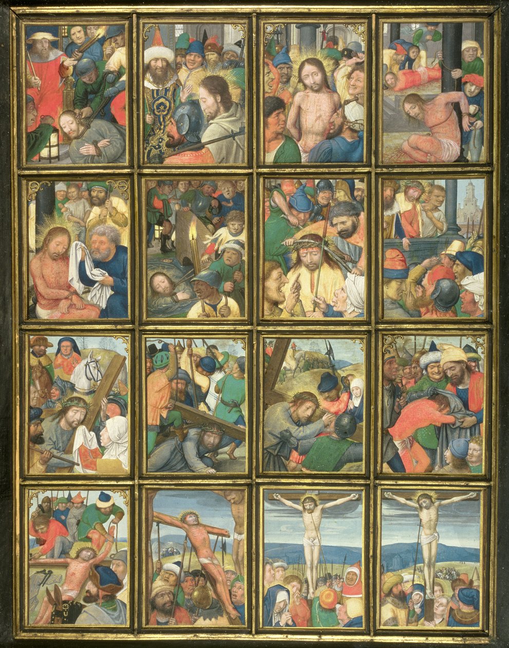 Pasja, z "Kwadryptyku Steina" (płótno) autorstwa Simon Bening