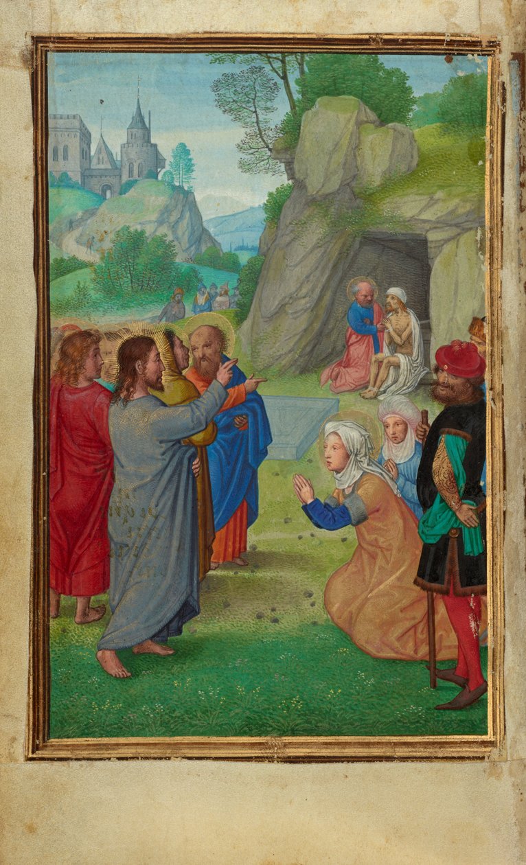 Die Auferweckung des Lazarus autorstwa Simon Bening