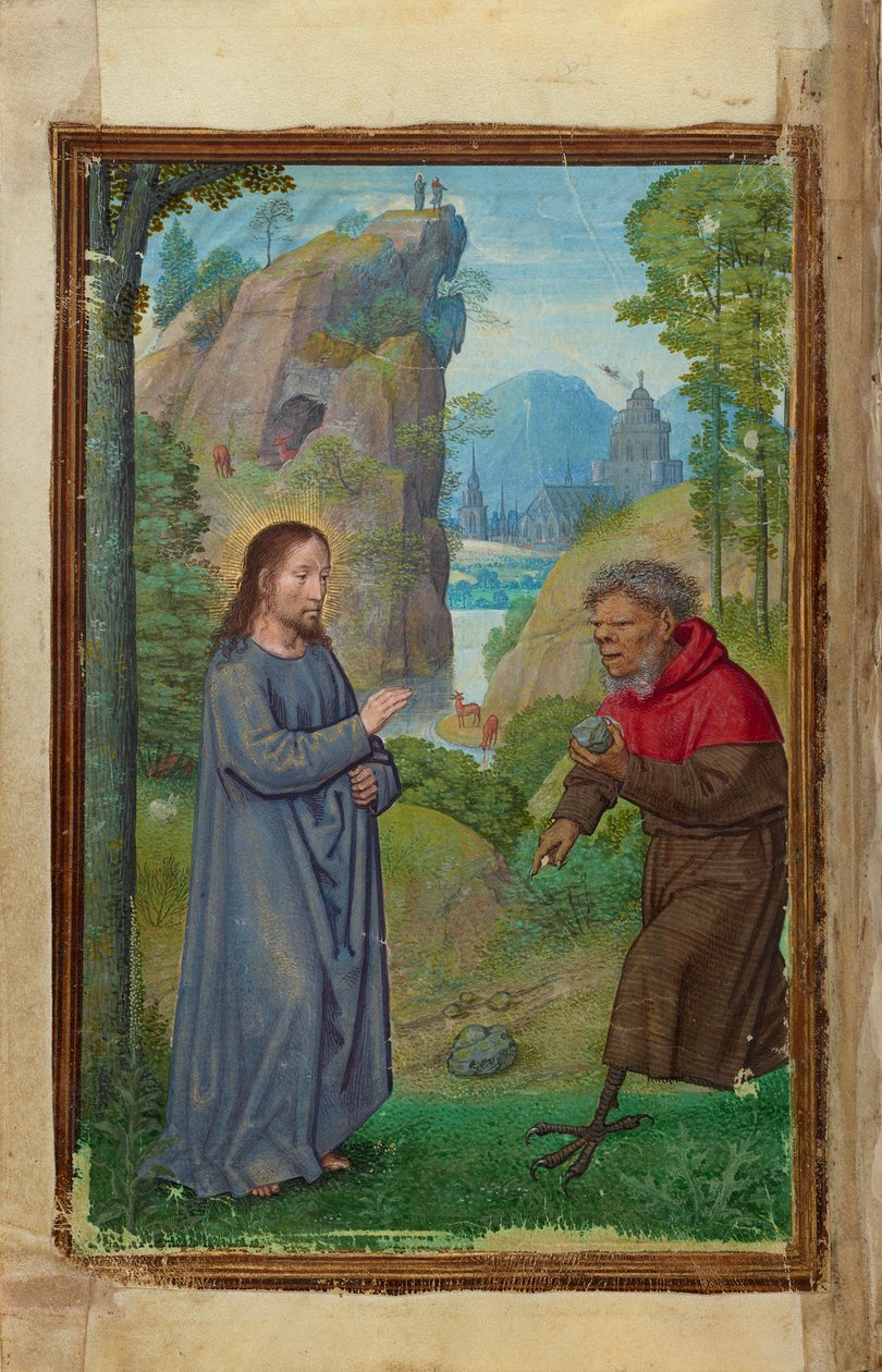 Die Versuchung Christi autorstwa Simon Bening