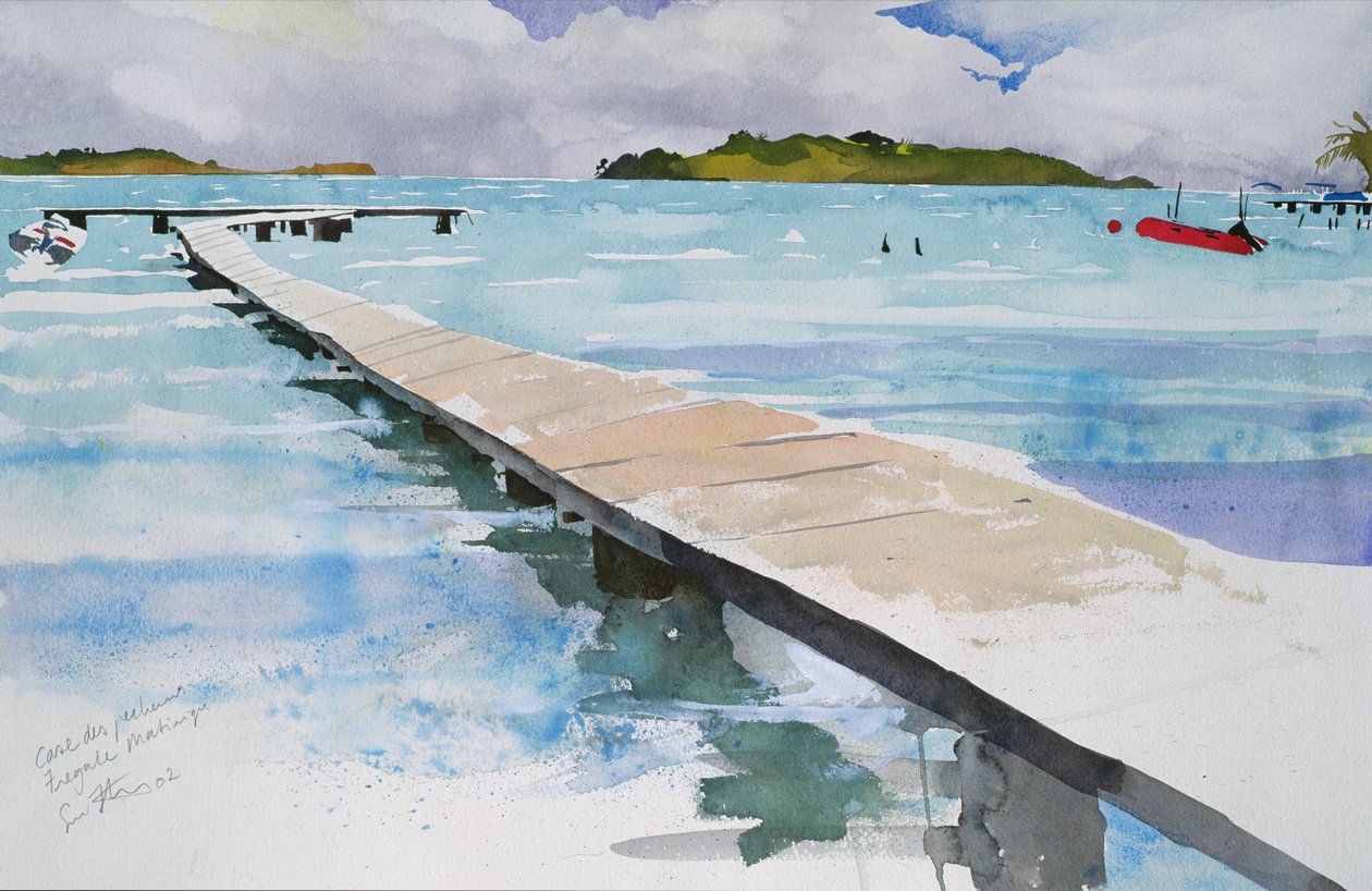 Case des pecheurs Martinique autorstwa Simon Fletcher