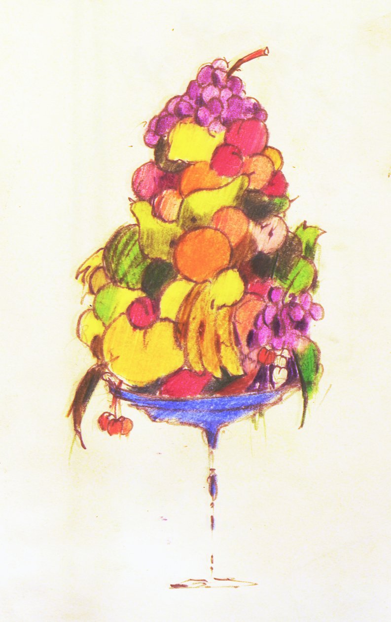 Coupe, 2005 (akwarela i kredka) autorstwa Simon Fletcher