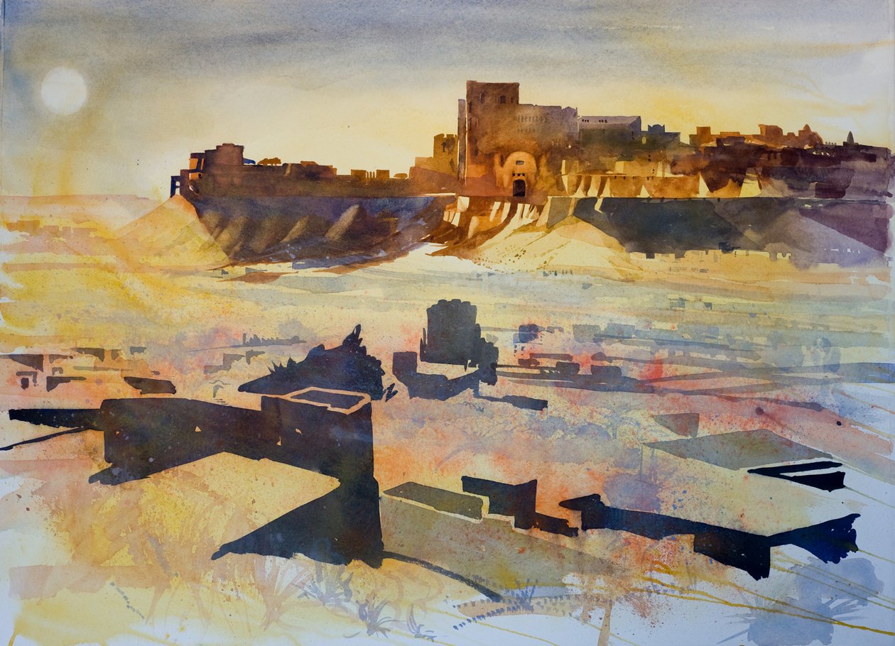 Burza piaskowa, 2007 (media mieszane) autorstwa Simon Fletcher