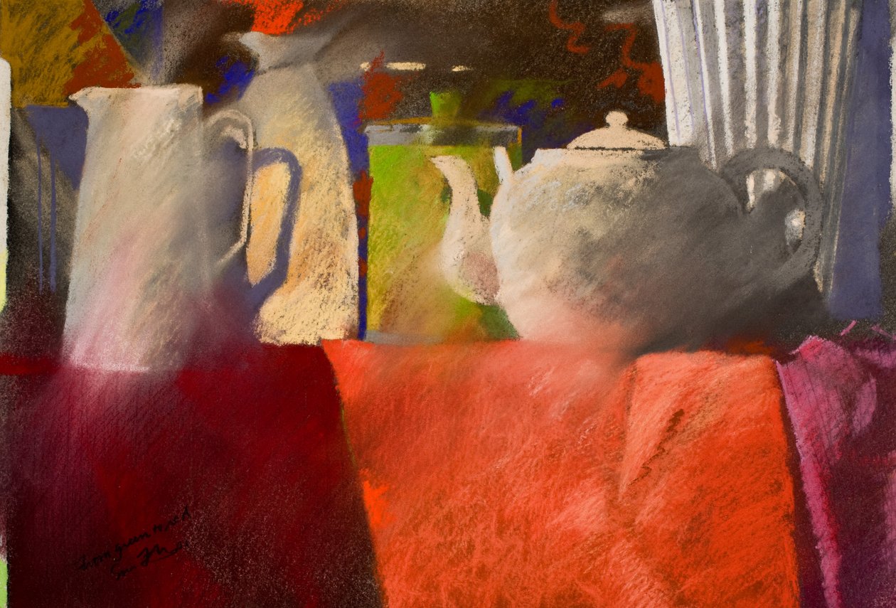 od zieleni do czerwieni, 2002 (pastel) autorstwa Simon Fletcher